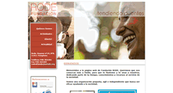 Desktop Screenshot of fundacionrode.org